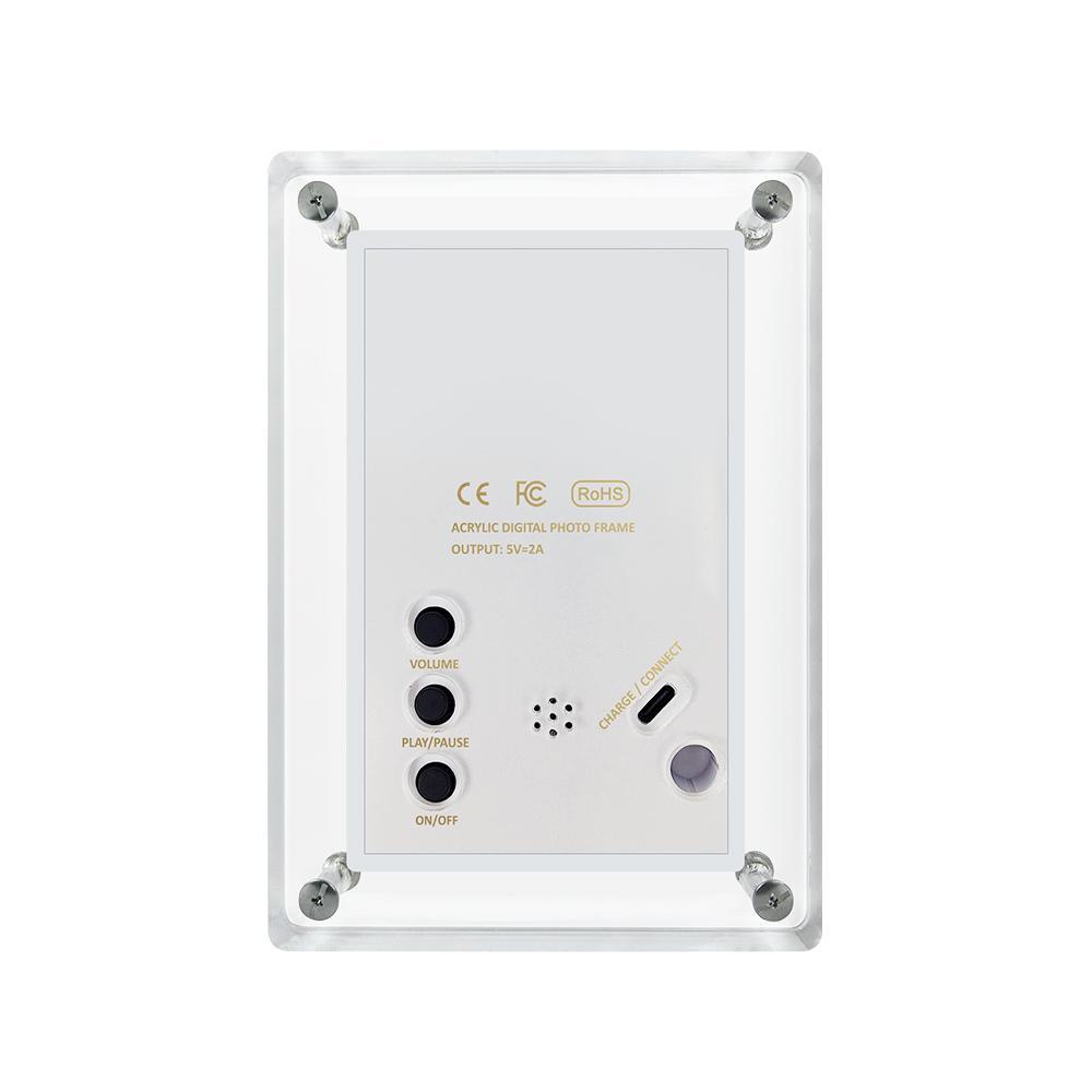 5 Inch 4GB Memory IPS HD Screen Crystal Advertising Player Acrylic Digital Photo Frame Gift