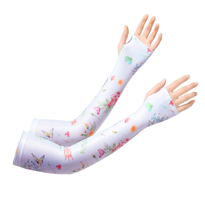 Gardening Sun Protection Oversleeve Women's Sun Protection Cool Feeling Ice Sleeve