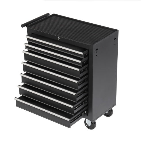 Rolling Tool Chest With 7-Drawer Tool Box With Wheels Multifunctional Tool Cart Mechanic Tool Storage Cabinet For Garage, Warehouse, Workshop, Repair Shop