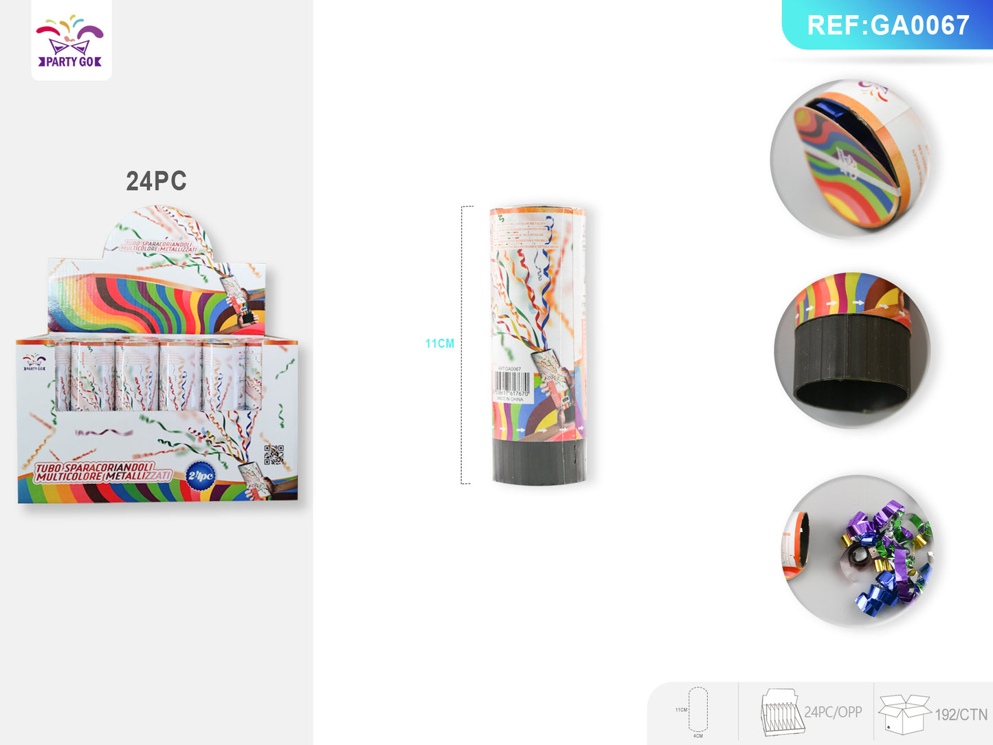 Spring Flower Gift 11CMx24PC