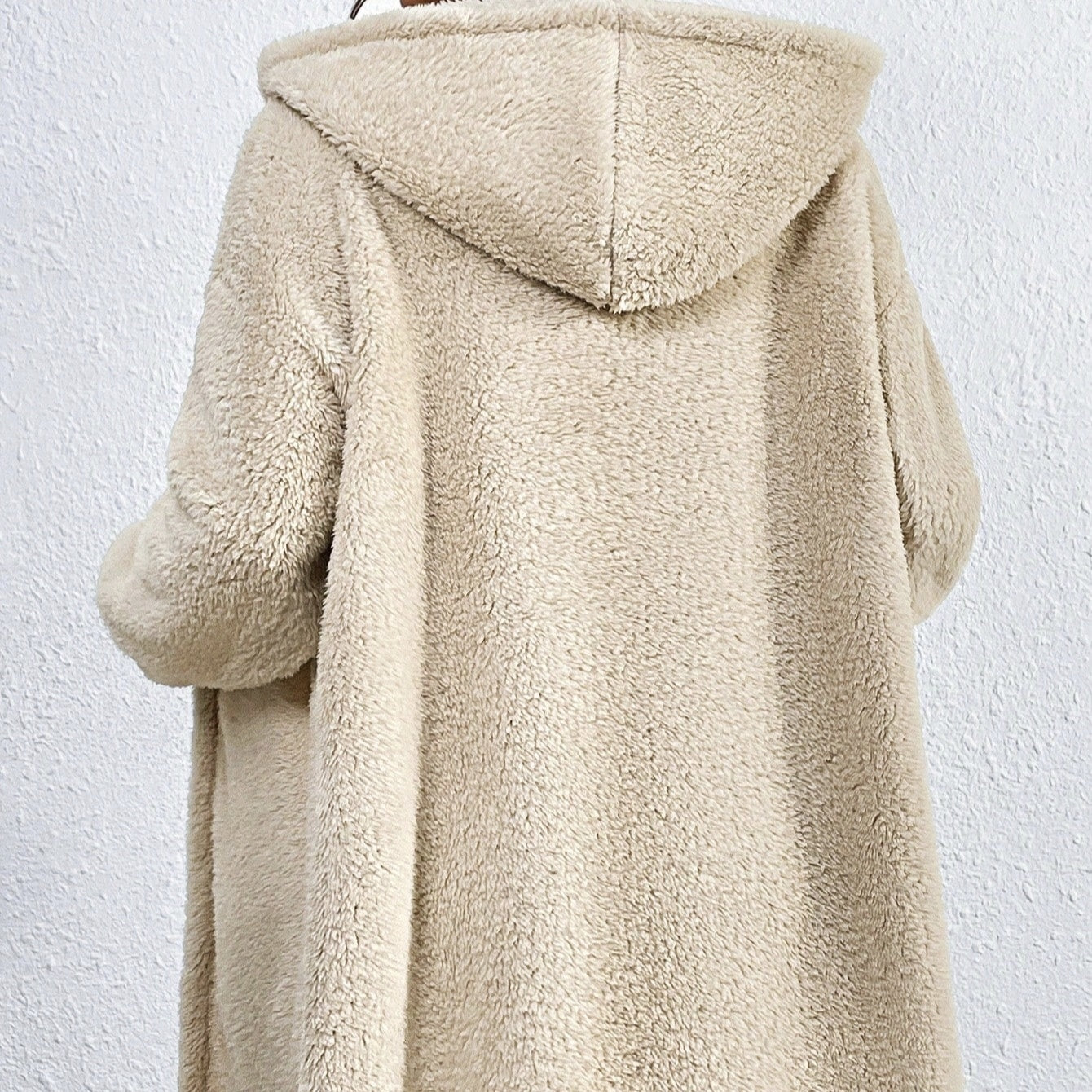 Women's Solid Color Strap Shorts Plush Warm Top 3-Piece Set