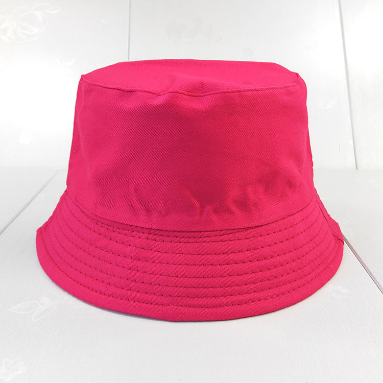 Children's Cotton Embroidered Fisherman Hat