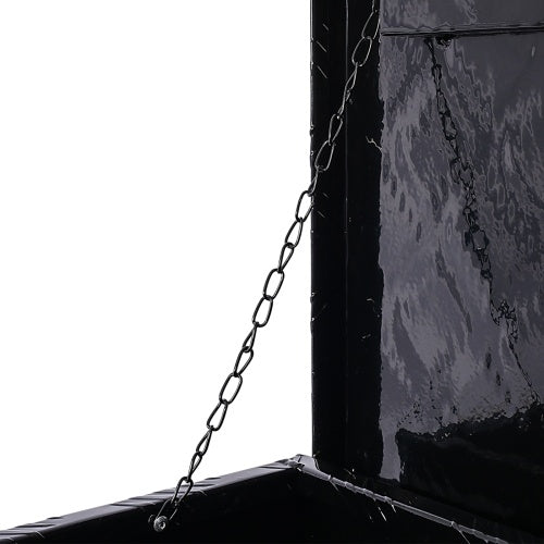 48inch Aluminum Tool Box,heavy Duty Truck Bed Tool Box,outdoor Trailer Pickup Storage Tool Box,RV Storage Organizer,underbody Box W Lock Keys,silver 48x15x15inch