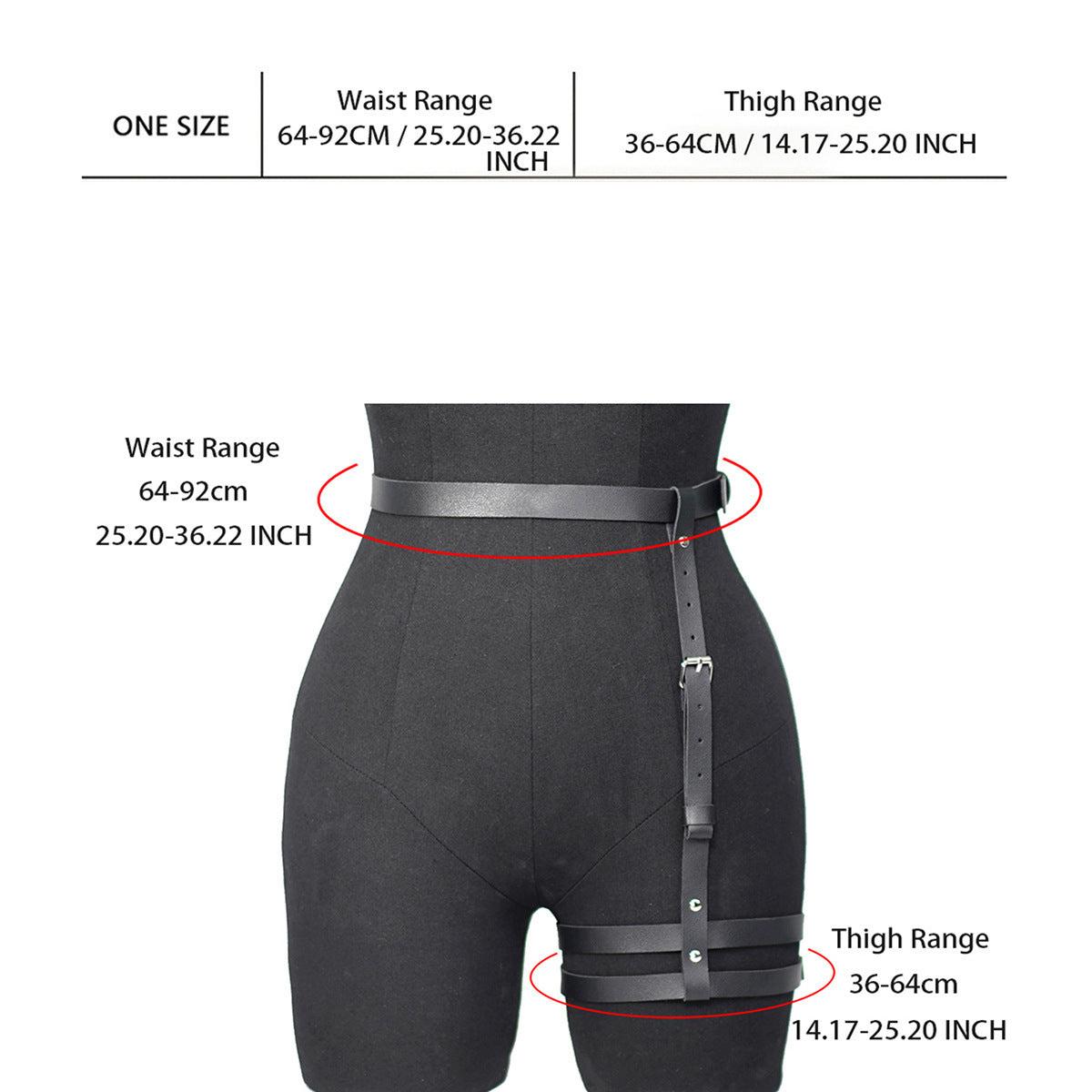 Personality Punk Leg Ring Clothing Decoration