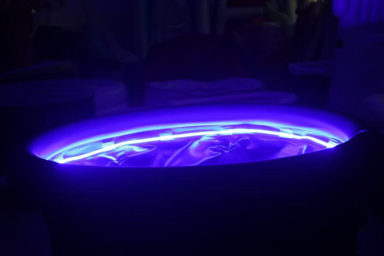 New Ice Bucket With Blue Light Strip