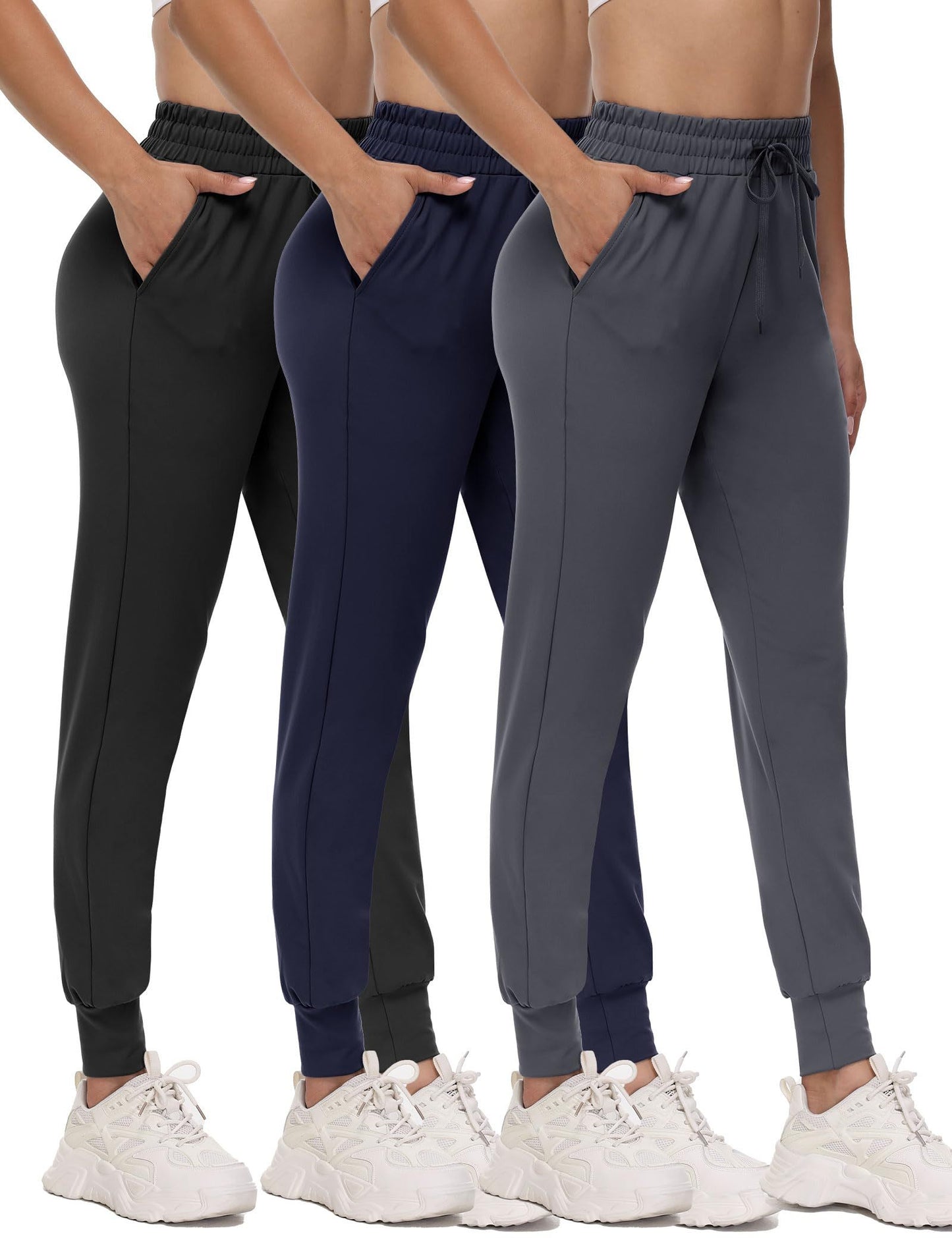 Sweatpants - 3 Pieces Of Cropped New Style Black, Blue, Dark Gray