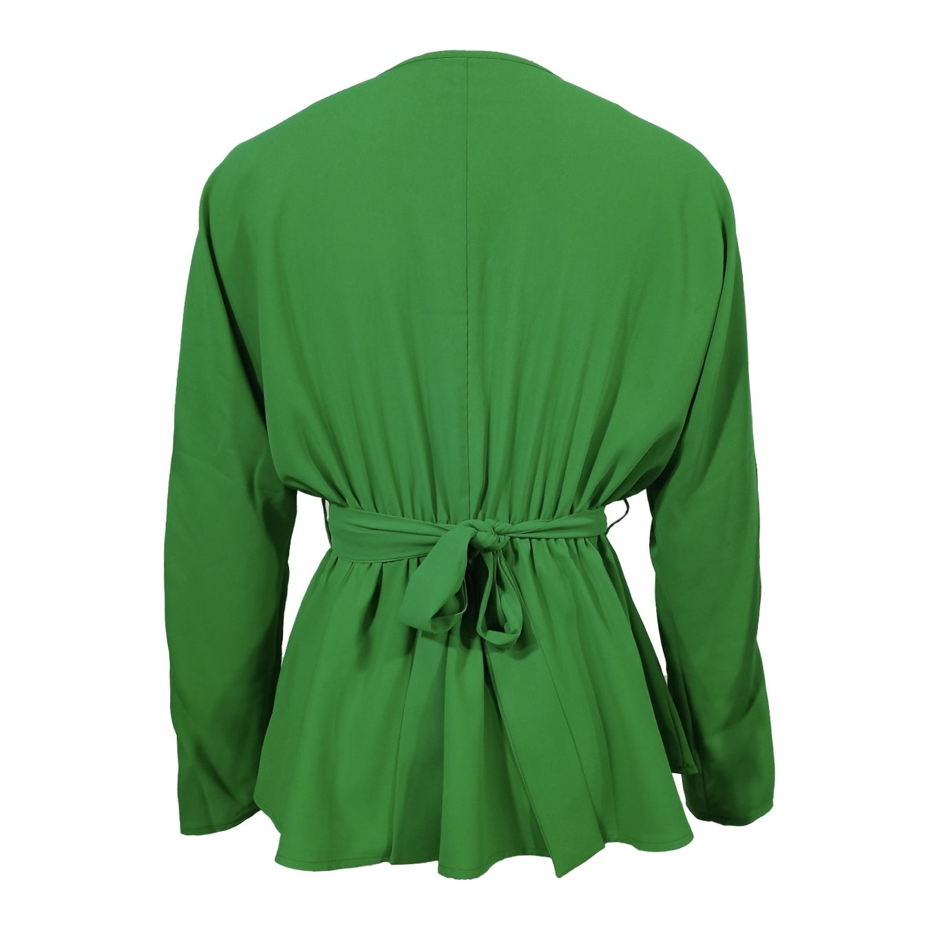 Ladies' Fashionable And Elegant Temperament Versatile Fashion Autumn And Winter Style Solid Color Long Shirt Top