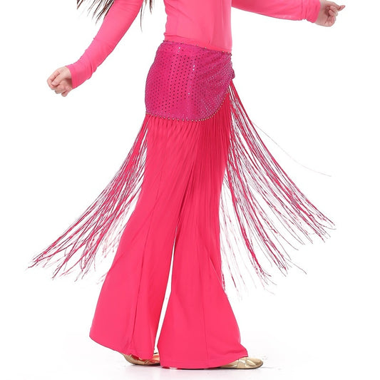 Highlight Tassels Waist Chain Practice Clothes Hip Scarf