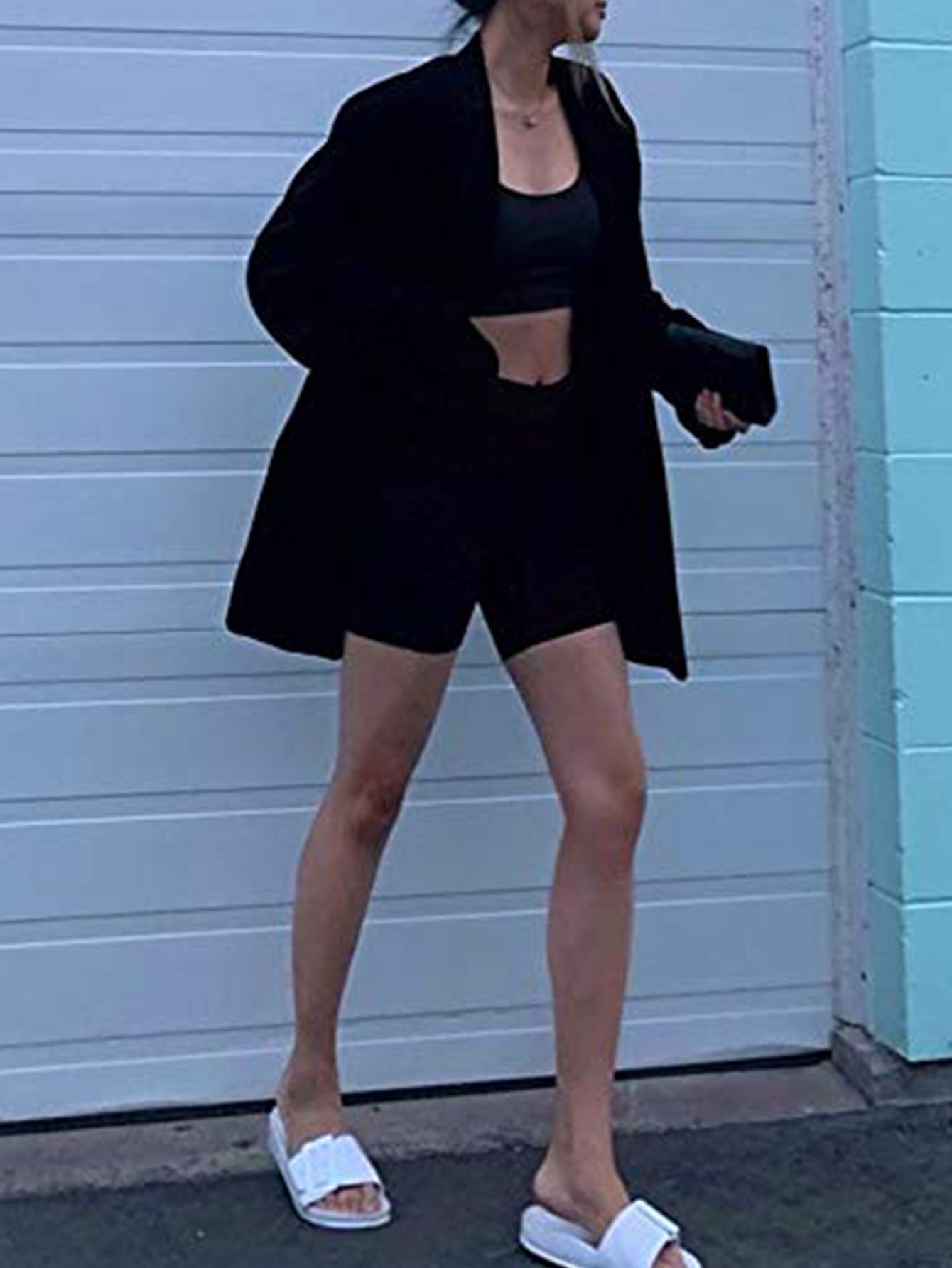 Yoga Pants - 3 Points High Waist, 3 Pairs Of Black Mocha Warm Sand