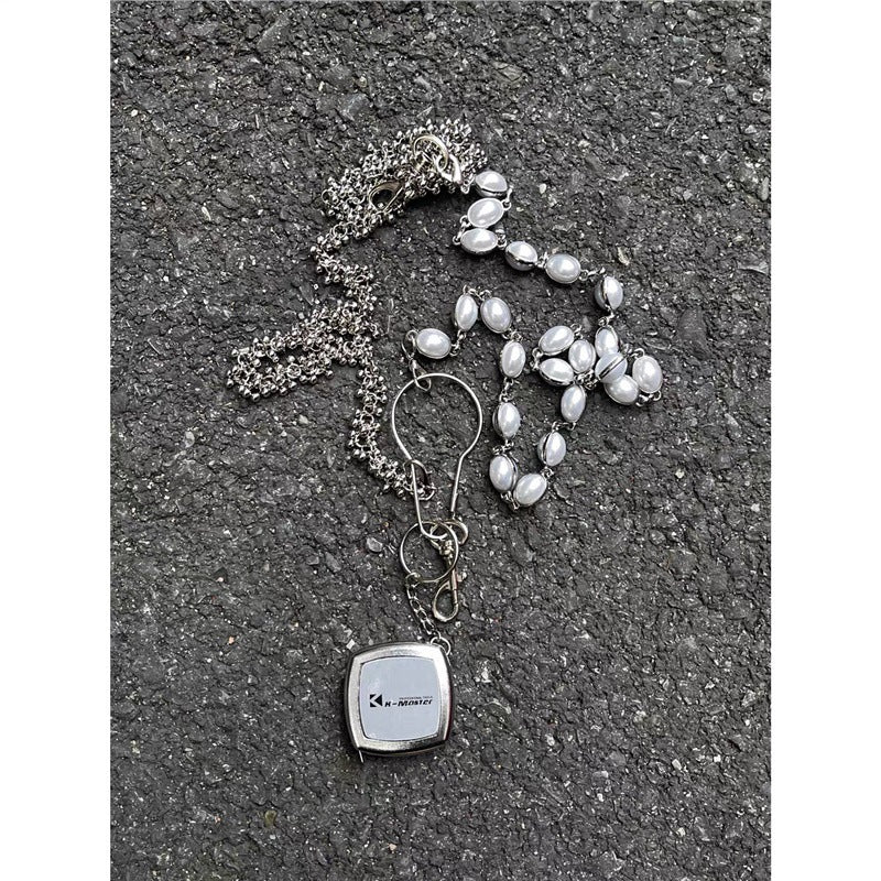 Cleanfit Metal Pearl Waist Chain Female American Style Hip Hop High Street