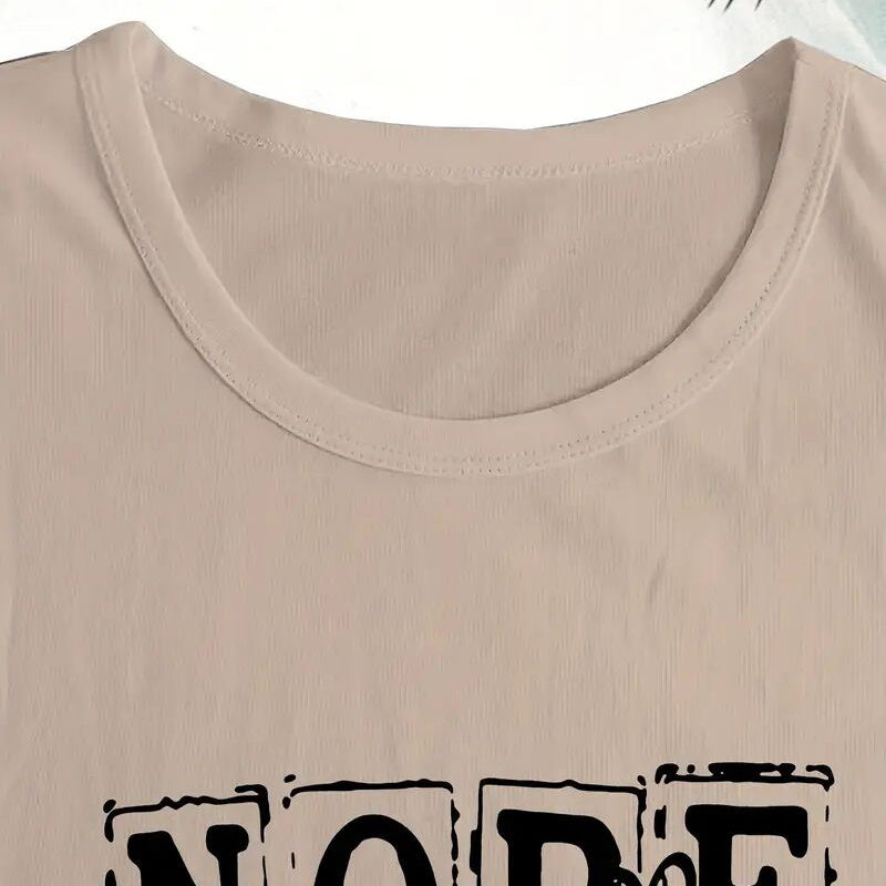 Womens Nope Not Today T Shirt Casual Funny Letter Printed Crew Neck Long Sleeve Shirts