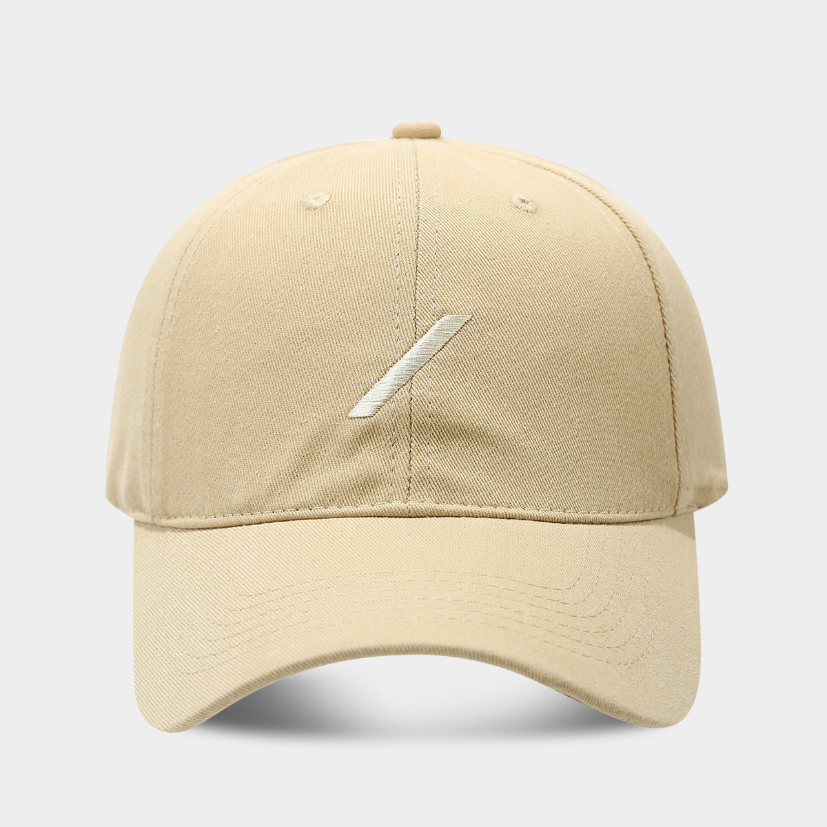Early Spring Baseball Cap With Big Face And Small Curved Brim Soft Top