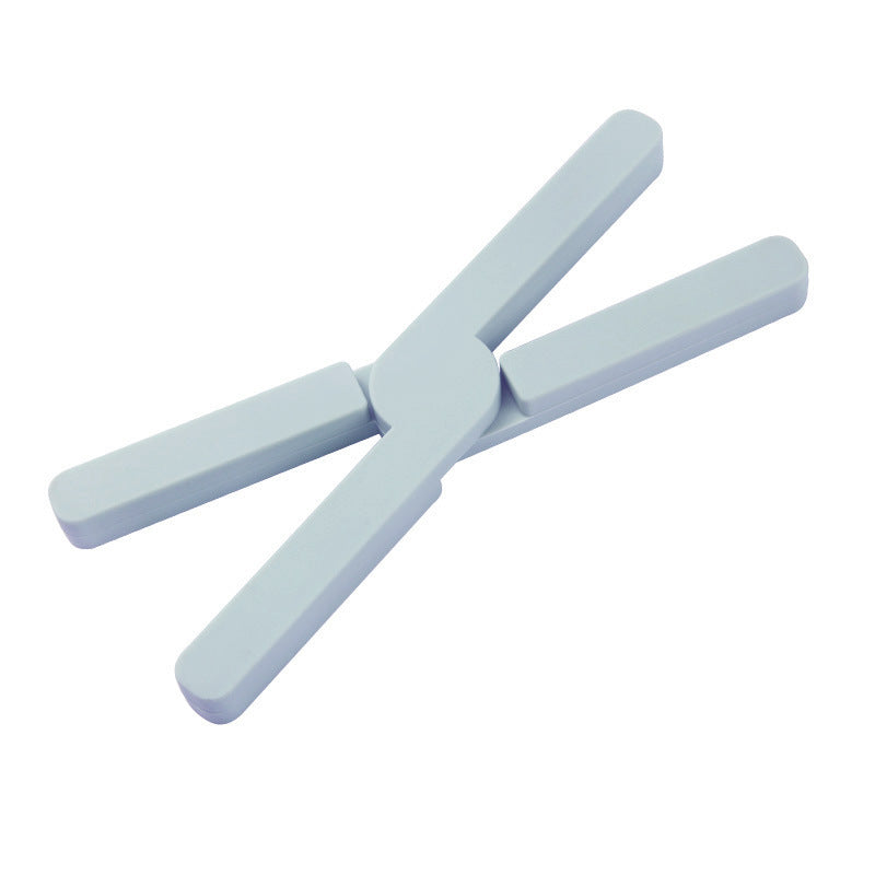 3 Pack Non-Slip Thick Foldable Silicone Trivets, Heat-Resistant Folding Pad, Eco Expanding Silicone Pot Holder, Hot Pad With Collapsible Cross Design Save Much Space Silicone Heat Resistant Pad