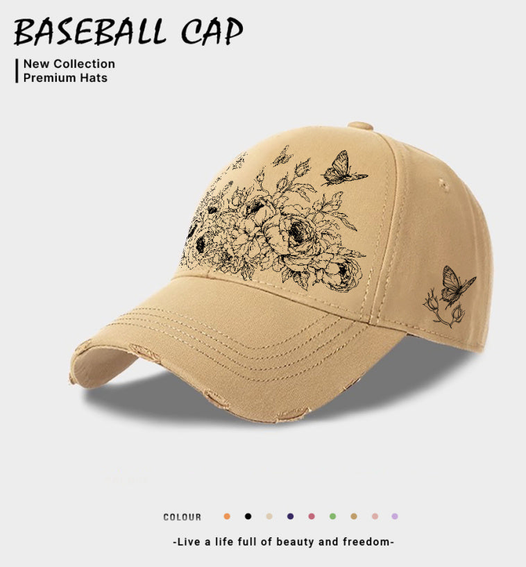 European And American Style Casual Baseball Cap For Women