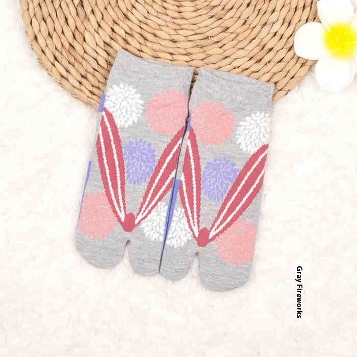 Two-toe Socks Split Toe Women's Cotton Socks