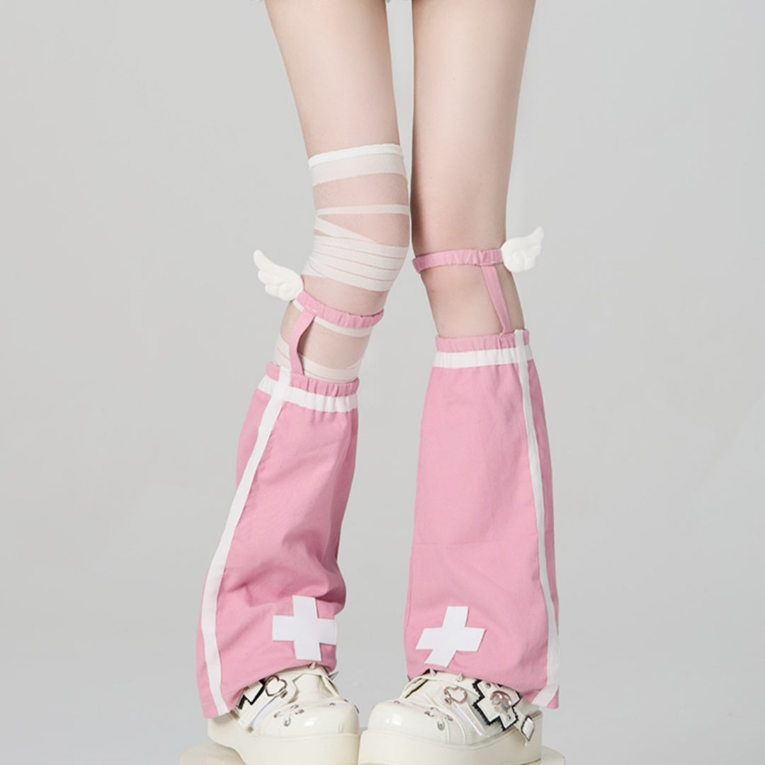 Japanese Cute Cross Wings Foot Sock