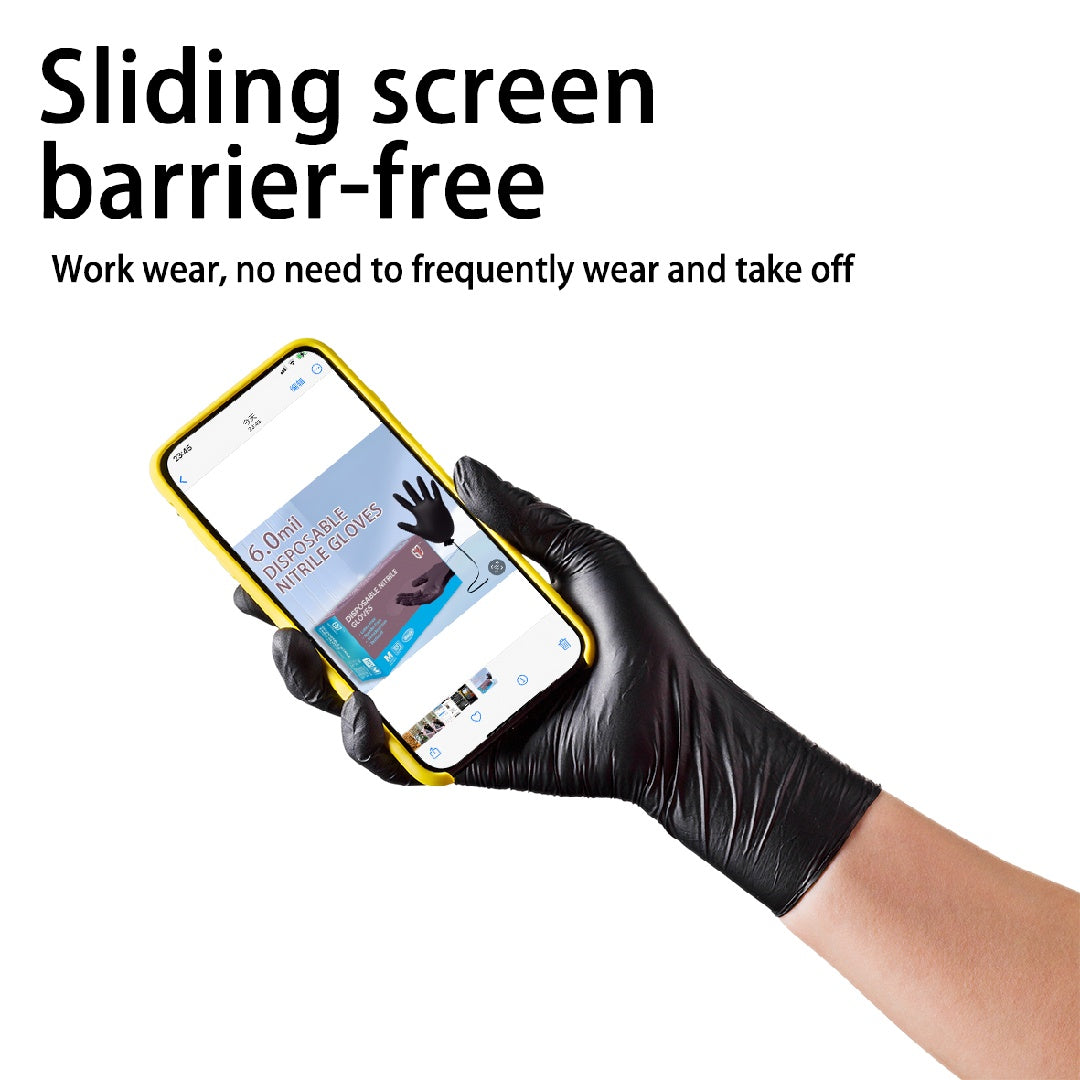 Ultra Thick Ding Qing Gloves GP63 Black