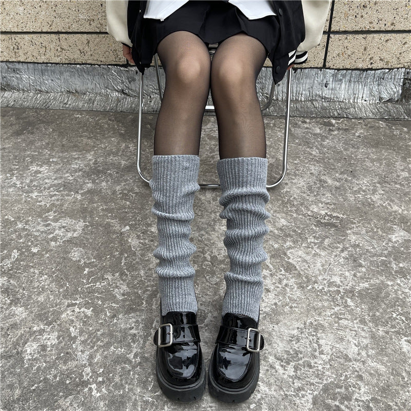 Women's Mid-calf Japanese Thickened Knitting Foot Sock