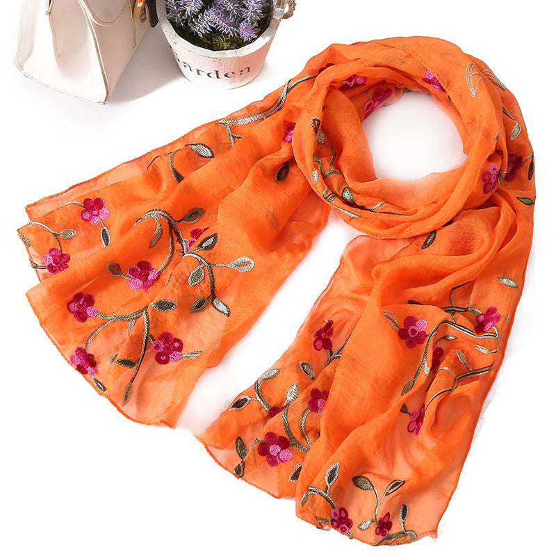 Ladies Silk Scarf Shawl