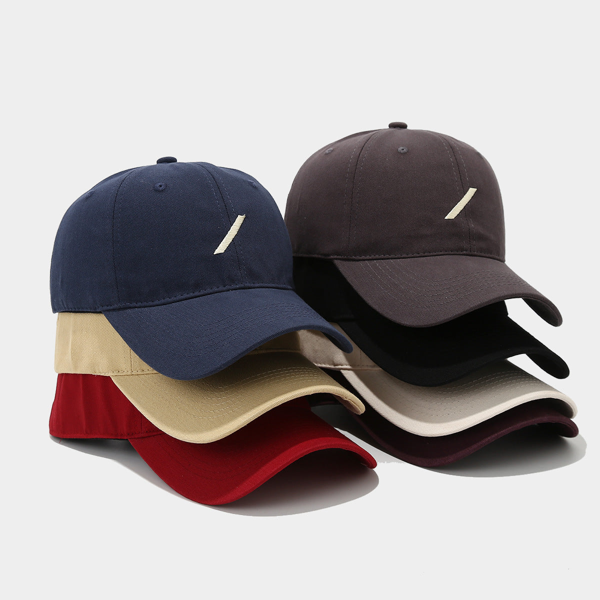 Early Spring Baseball Cap With Big Face And Small Curved Brim Soft Top