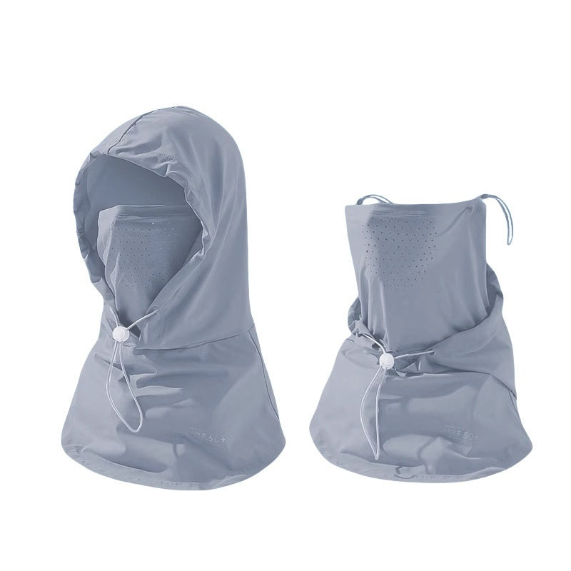 Mask Face Ice Silk UV Protection Sun Protection Hat