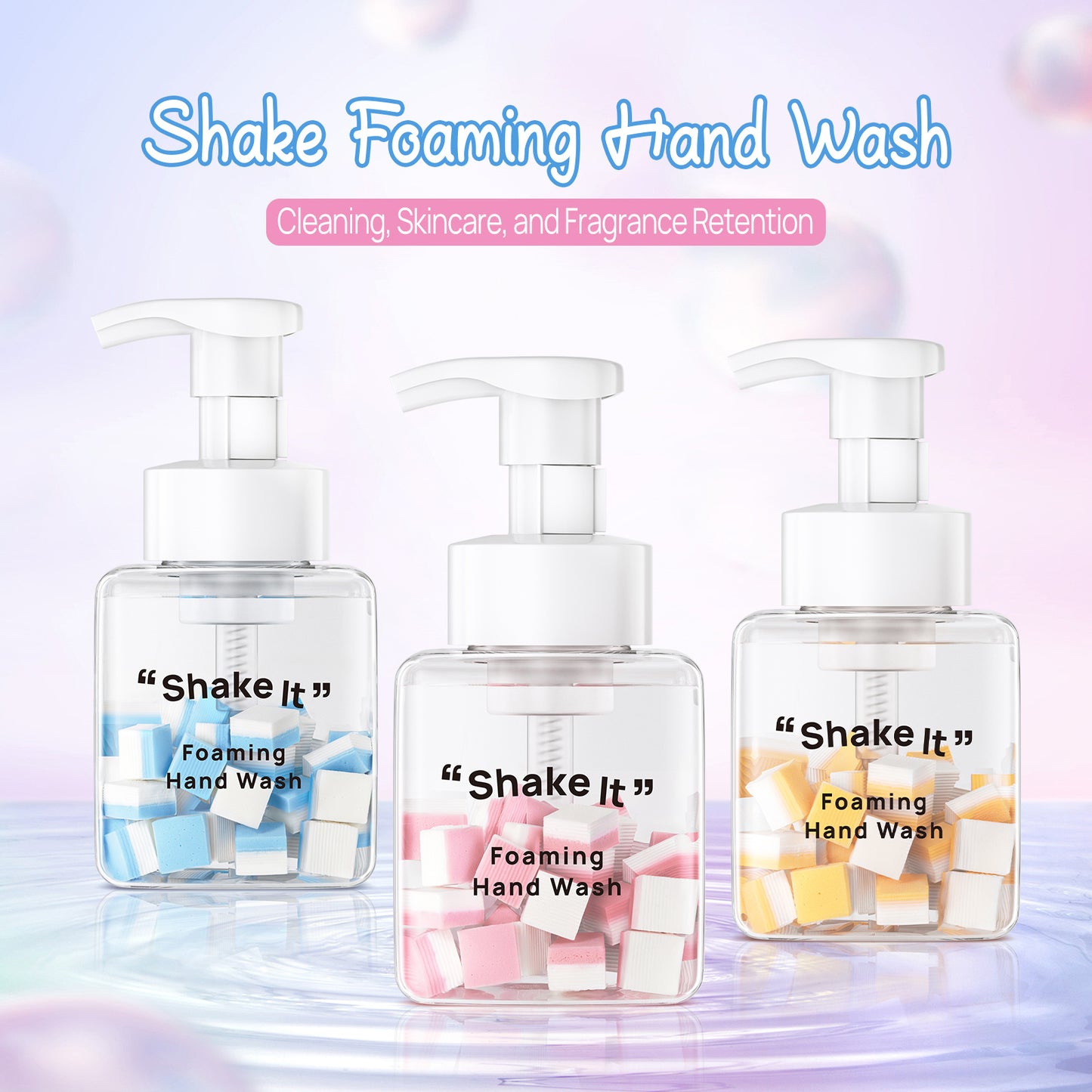 DIY Shake Foam Hand Sanitizer