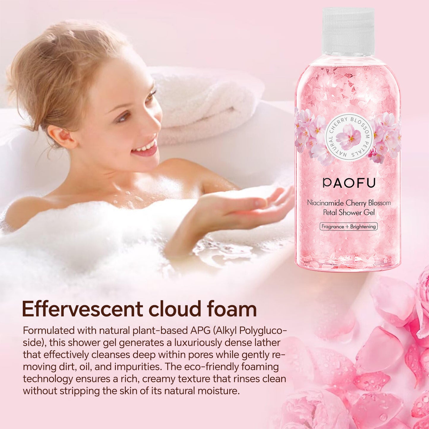 Niacinamide Cherry Blossom Body Wash