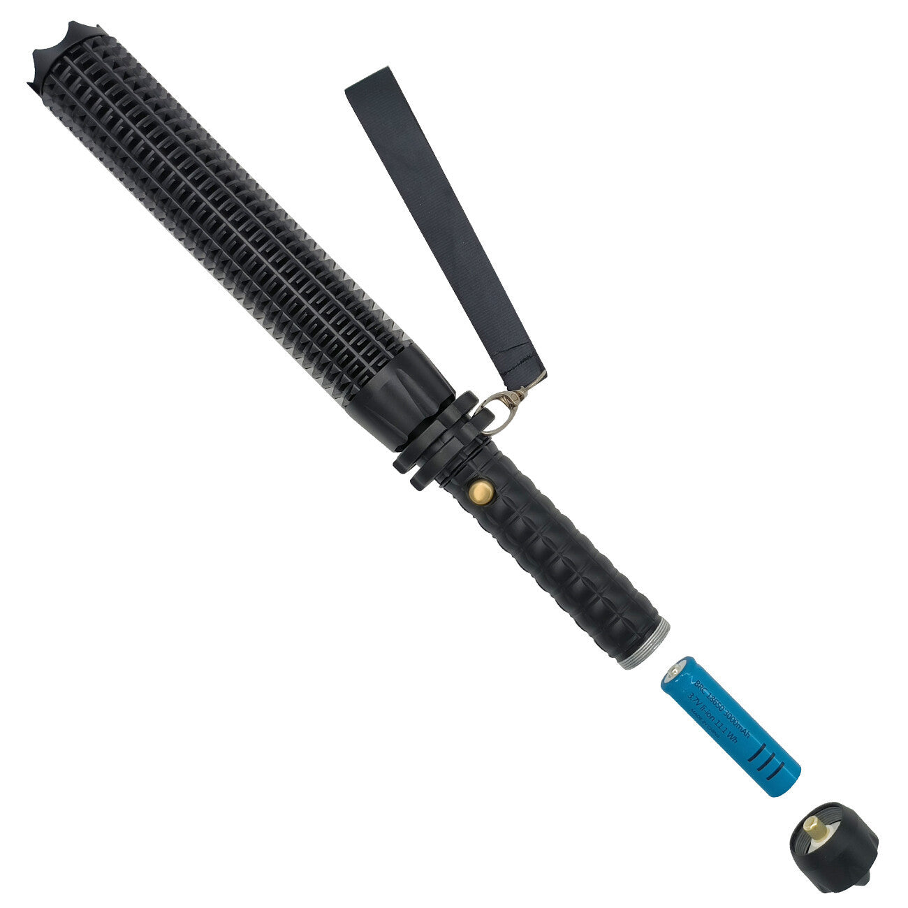 Baseball LED Flashlight Zoom Rechargeable Torch Spotlight Emergency Security Work Light 3 Lighting Modes 3500000LM