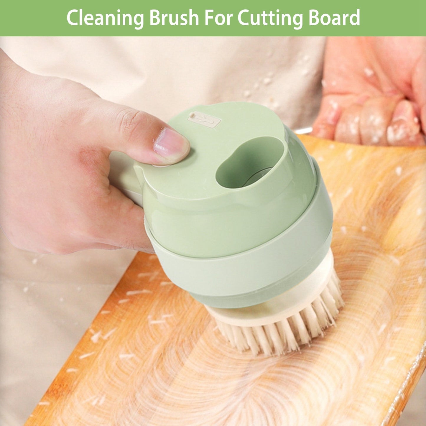 1 Set 4 In 1 Handheld Electric Vegetable Cutter Mini Food Fruit Chopper Grinder Slicer Dicer Garlic Meat Ginger Mud Masher Rechargeable Food Processor