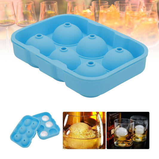Large Ice Cube Tray Ball Maker Big Silicone Mold Sphere Whiskey Round Mould DIY