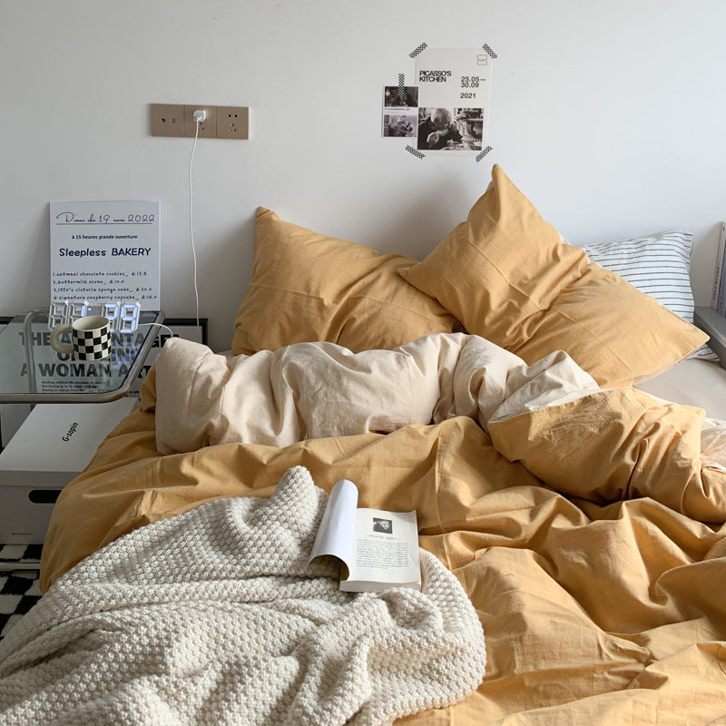 Bedding Printed Four Piece Water Wash