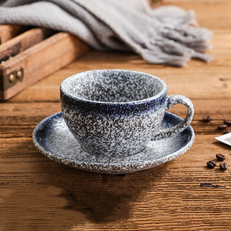 American Style Latte Coffee Cup And Saucer Set For Women