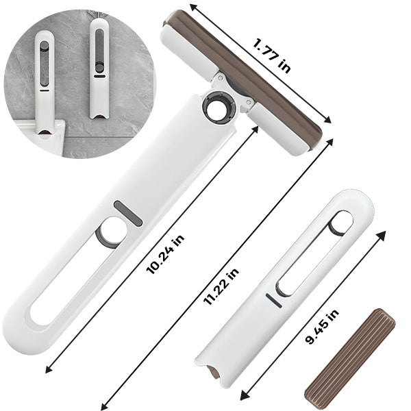 Mini Mop Portable Self-Squeeze Short Mop, Mini Lazy Hand Wash-Free Strong Absorbent Mop