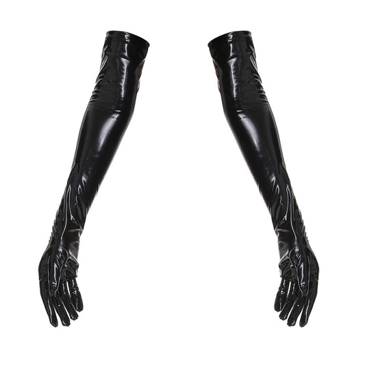 European And American Punk Hip Hop PU Gloves
