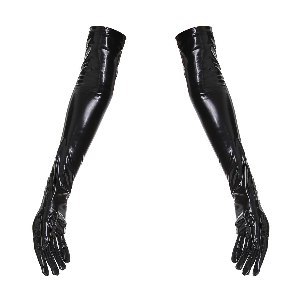 European And American Punk Hip Hop PU Gloves