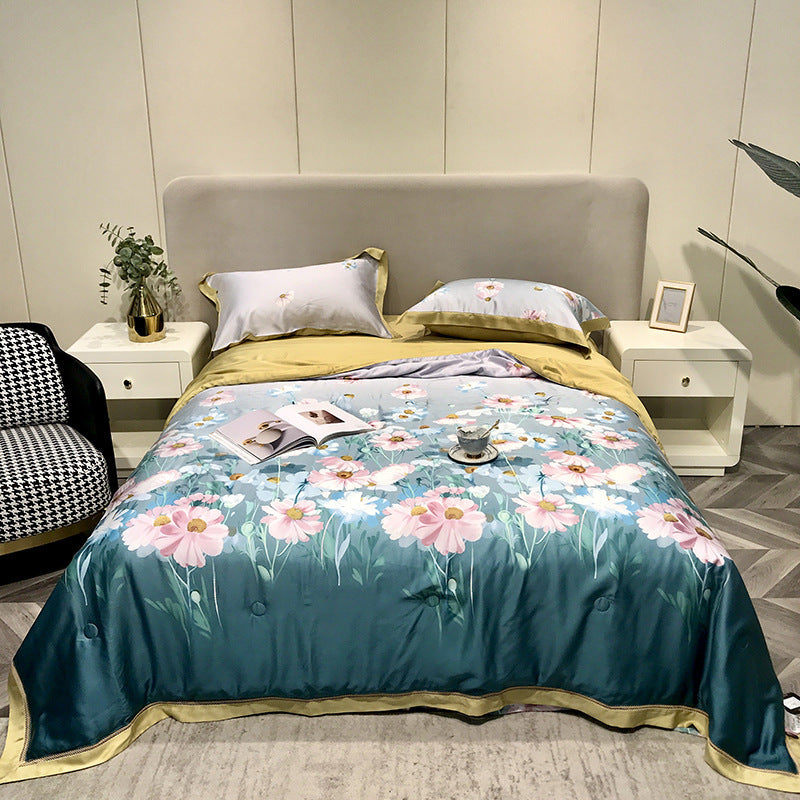 High-end Tencel Summer Cooling Duvet Four-piece Set