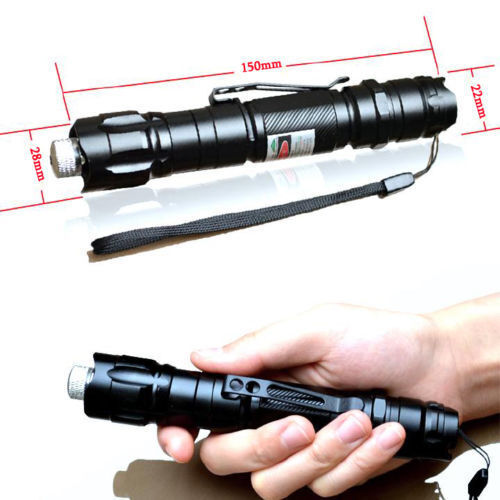 USB Rechargeable Green Laser Pointer Pen Visible Beam LED Flashlight Torch Lazer