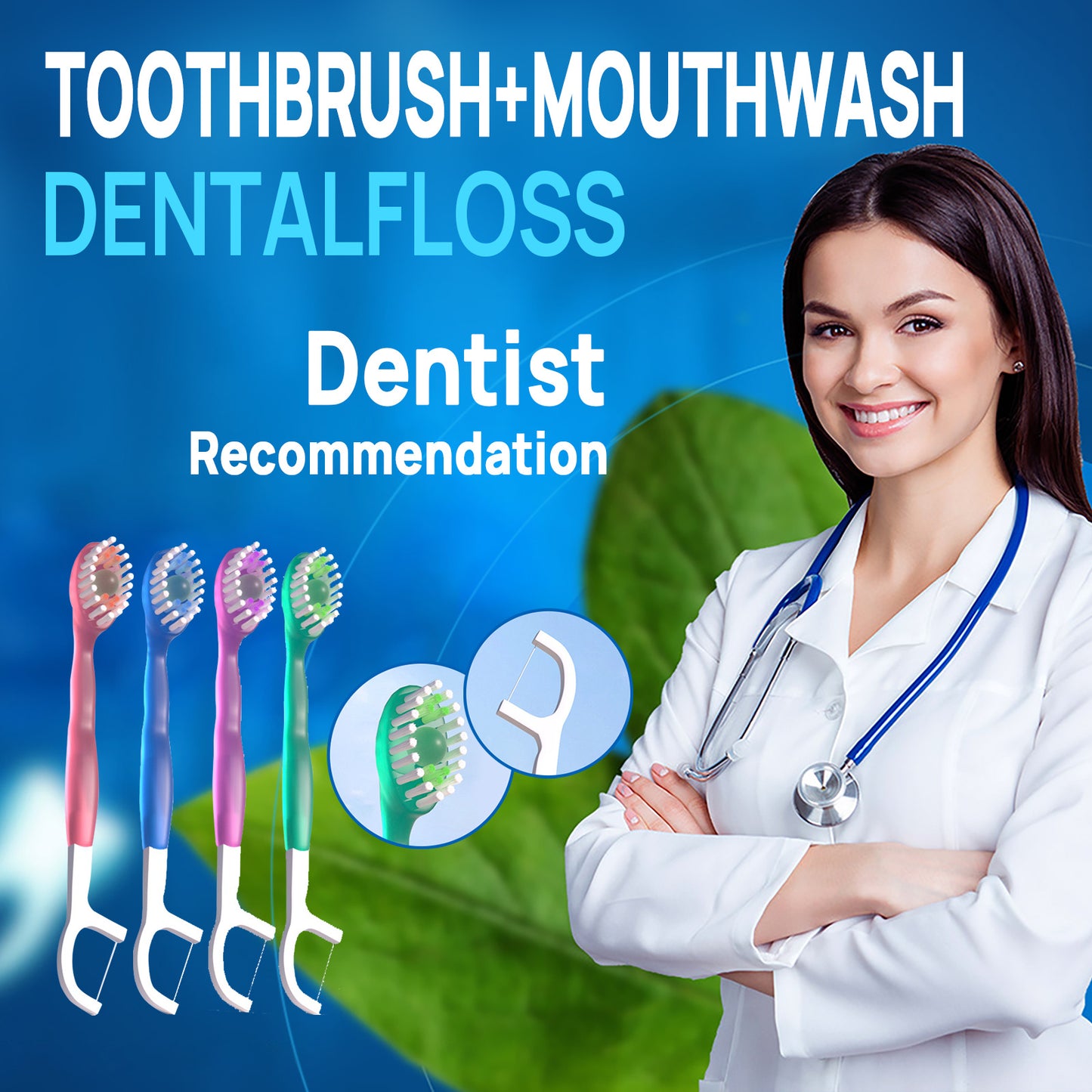 5-in-1 Mini Travel Toothbrush