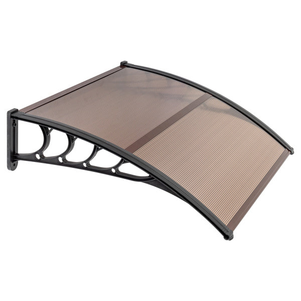 Brown Board Black Bracket Canopy100X96cm