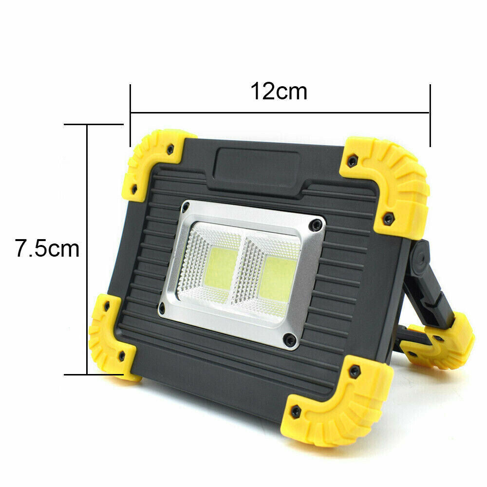 2X LED Work Light USB Rechargeable Torch Inspection Camping Lamp Security Light