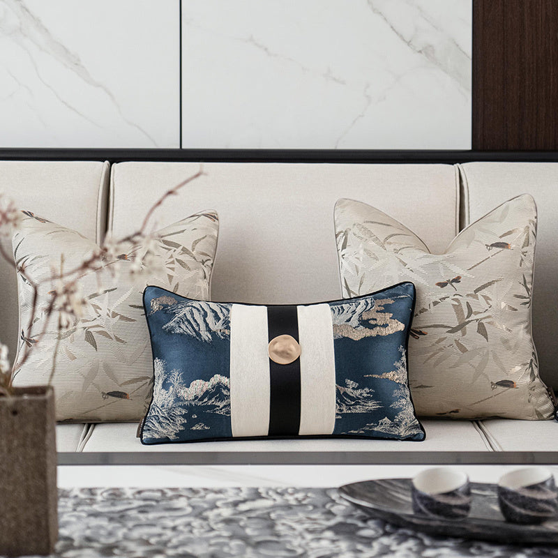 New Chinese Living Room Sofa Pillow Cover