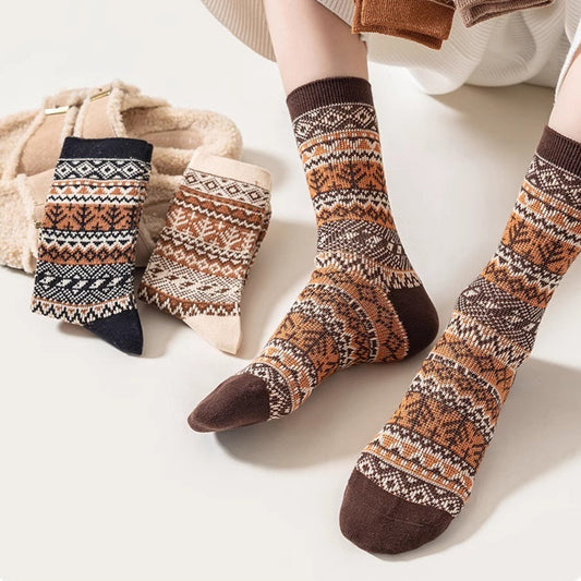 Retro Ethnic Style Socks For Women Deodorant