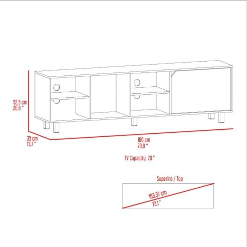 Four Light Oak TV Stands