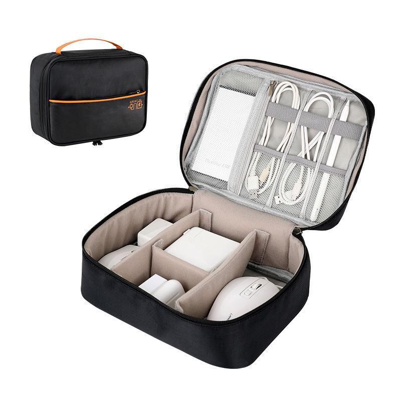 Travel Electronic Accessories Storage Box For Flash Drives, Memory Cards, Tablets, And Chargers