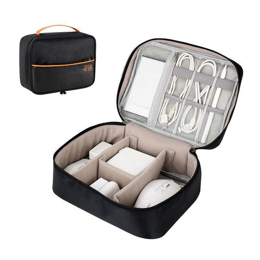 Travel Electronic Accessories Storage Box For Flash Drives, Memory Cards, Tablets, And Chargers