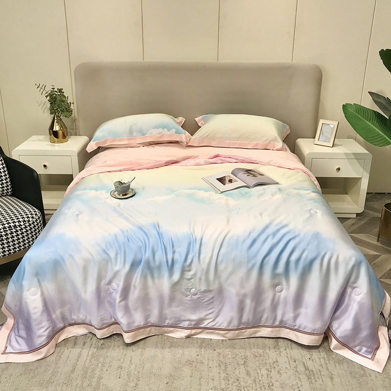 High-end Tencel Summer Cooling Duvet Four-piece Set