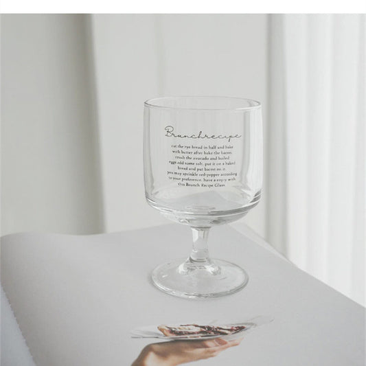 Net Red Niche Design Letter Goblet