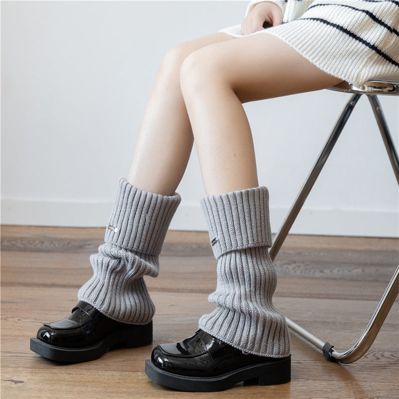 Women's Mid-calf Japanese Thickened Knitting Foot Sock