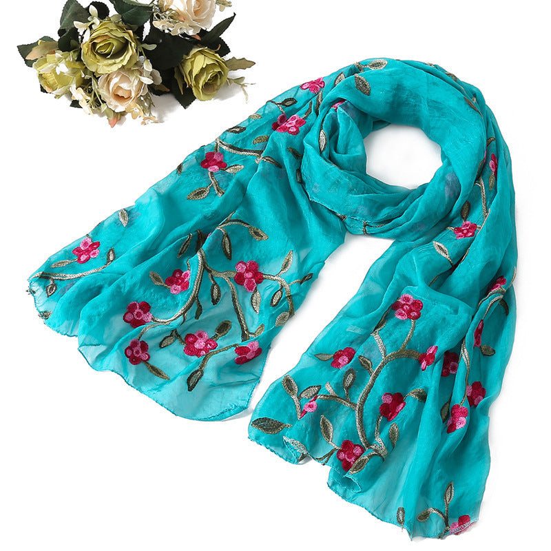 Ladies Silk Scarf Shawl