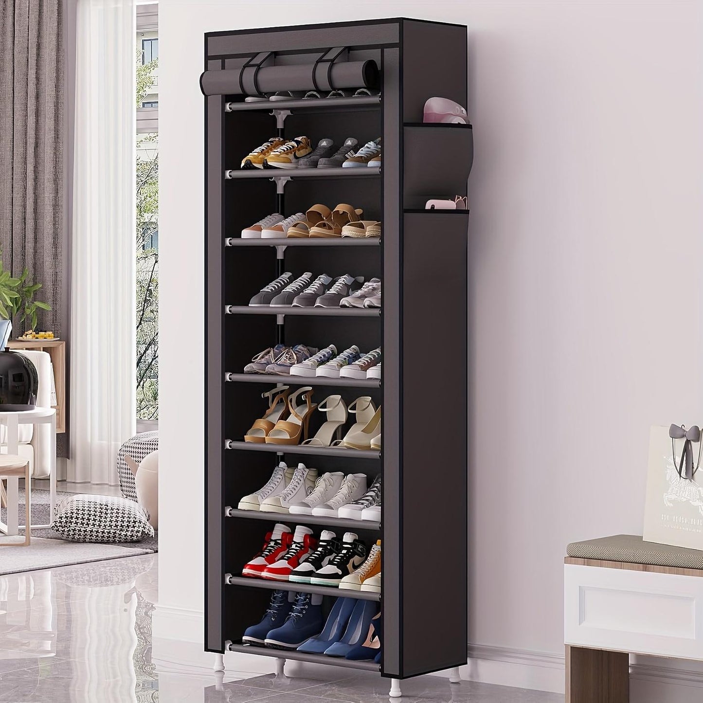 Multi-layer Large-capacity Storage Bag Shoe Storage Cabinet Easy To Assemble Dustproof Suitable For Home Bedroom Dormitory Sundries Storage
